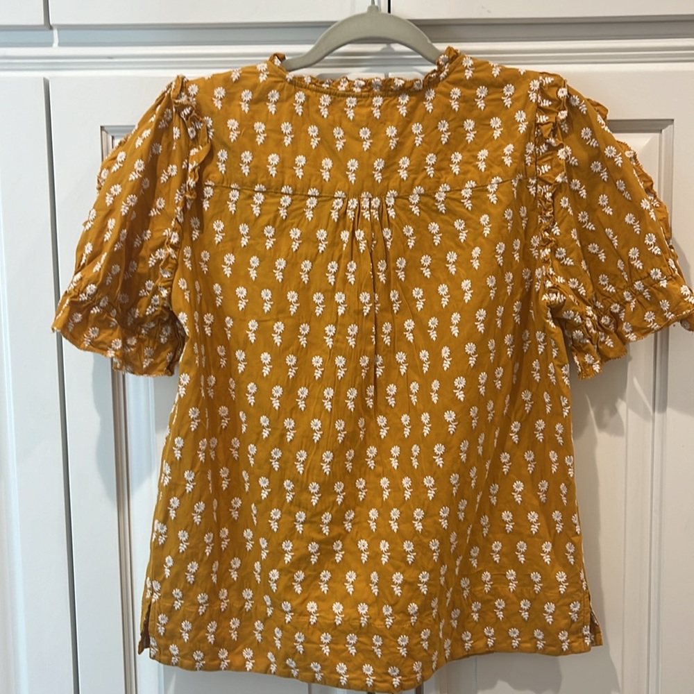 J.Crew ruffle trim blouse - Picture 7 of 9
